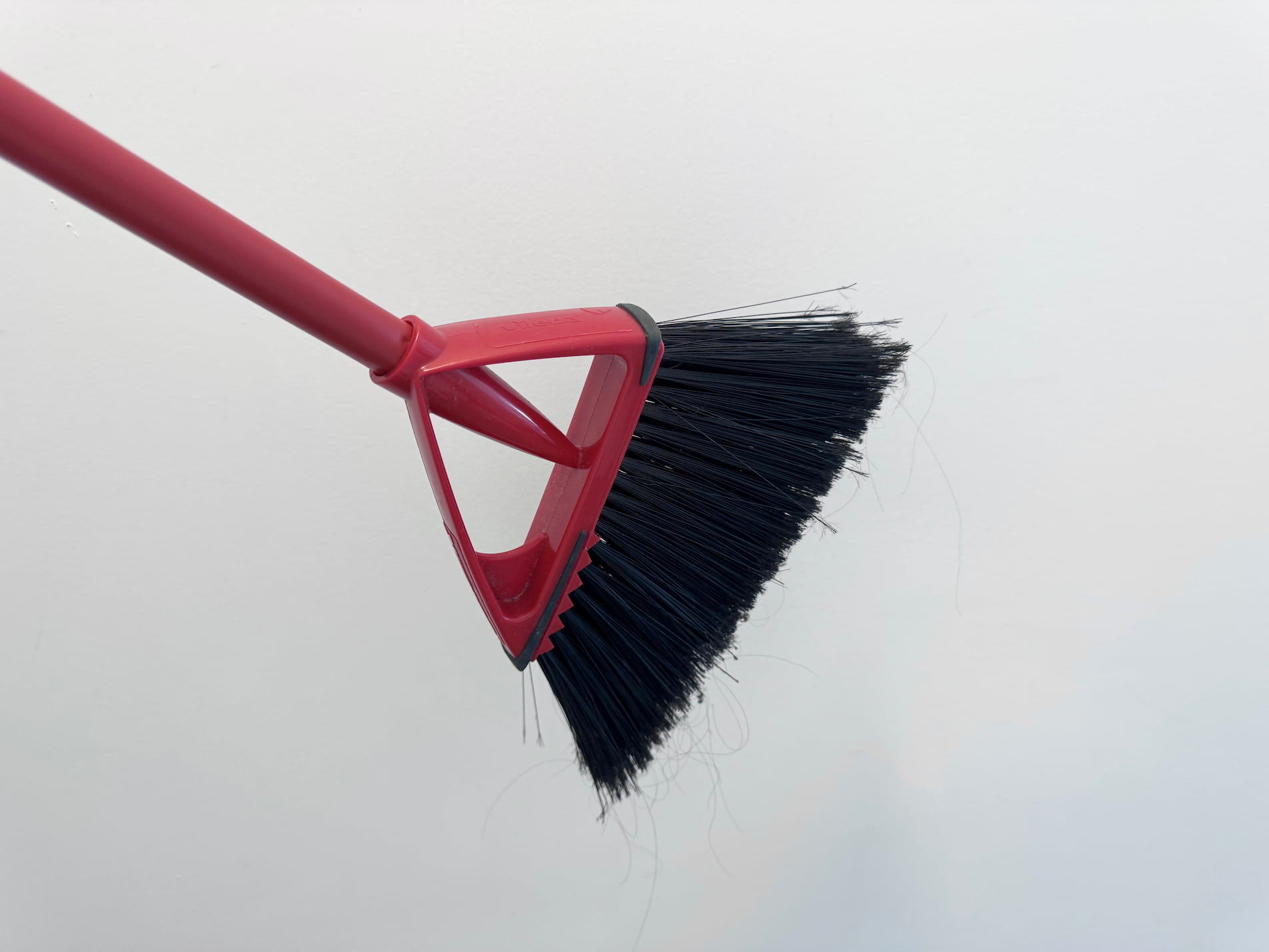 The sound of sweeping the floor with a broom