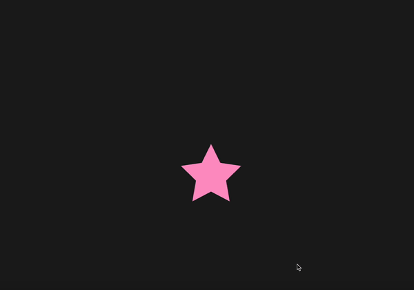 I changed the square into different shapes, like a circle, triangle, star, hexagon, and heart. Each key switches to a different shape.